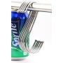 RuiLing 10 Pack Premium 4.5 inch Heavy Duty Stainless Steel S Hooks - S Shaped Hook - Hanger Hooks - Ideal for Hanging pots and Pans, Plants, Utensils, Towels etc. Set of 10
