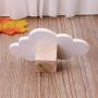 Cute Cloud Hooks Wooden Clothes Hanger Wall Decor Children Bedroom Pendant