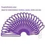TQVAI 50 Pack Kid Velvet Clothes Hangers Non Slip Space Saver, Purple (Renewed)