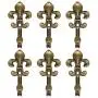 uxcell Curtain Tieback Hook Metal Vintage Tassel Curtain Drapery Holder Holdback Wall Hook Clothes Hanger, Set of 6, Bronze Tone uxcell Curtain Tieback Hook Metal Vintage Tassel Curtain Drapery Holder Holdback Wall Hook Clothes Hanger, Set of 6, Bronze Tone