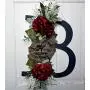 Monogram Door Hanger Wreath