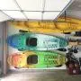 Heavy Duty Garage Indoor Kayak Storage Hooks Hanger, Wall Mounted Utility Hanging Cradle Rack for Canoe Paddle Board, Surfboard,Snow Board,Ski Board, Ladder, Folding Chairs, Bicycle and Tools (4 Pack) Heavy Duty Garage Indoor Kayak Storage Hooks Hanger, Wall Mounted Utility Hanging Cradle Rack for Canoe Paddle Board, Surfboard,Snow Board,Ski Board, Ladder, Folding Chairs, Bicycle and Tools (4 Pack)