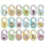 Baby Closet Dividers - 18 Wardrobe Organisers/Hangers - Arrange Clothes by Garment Type or Age - Best Baby Shower Gift Set for Boys and Girls - Woodland/Safari/Farm Animal Theme - Cozy Hedgehog