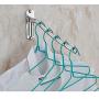 AIYoo 2 Pack Folding Wall Mounted Clothes Hanger Rack, Clothes Hook Stainless Steel Garment Hooks with Swing Arm Holder Closet Storage Organizer for Laundry Room Bedrooms Bathrooms