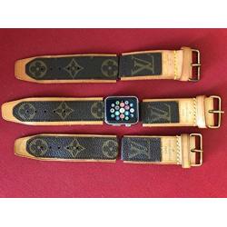 Handcrafted Iwatch bands handmade with re-purposed Canvas