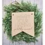 Wash your hands ya filthy animal, Modern Farmhouse style, funny bathroom sign, pennant sign with leather hanger, engraved sign, natural wood