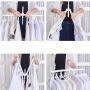 Aulzaju Foldable Multifunctional Travel Clothes Hanger, Magic Wonder Garments Organization Heavy Duty Closet Storage Space Saving Plastic Hanger Hooks with Wide Notched Shoulder (White)