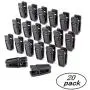 CACASO Strong Clothing Clips,Removable Windproof Clips for Hangers,Powerful Sturdy Springs Hanger Clips,Black Velvet Hanger Clips,(20 Pack) CACASO Strong Clothing Clips,Removable Windproof Clips for Hangers,Powerful Sturdy Springs Hanger Clips,Black Velvet Hanger Clips,(20 Pack)