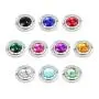 Tanice Foldable Purse Hooks 10pcs Crystal Table Folding Bag Purse Handbag Umbrella Hook Hanger Holder Weding Birthday Gift