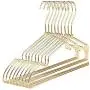 Golden Pink Aluminum Alloy Hanger for Clothes Strong Metal Shirts Dress Sun Top Hanger 20 Pieces/Lot,Blue