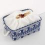 uxcell Canvas Fabric Storage Basket Bin for Shelves Closet, Storage Boxes with Drawstring Closure for Toys Laundry Organizer, Blue Elephant (X-Large - 17.7 uxcell Canvas Fabric Storage Basket Bin for Shelves Closet, Storage Boxes with Drawstring Closure for Toys Laundry Organizer, Blue Elephant (X-Large - 17.7