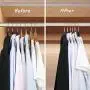 Non-Slip Velvet Clothes Hangers Premium Heavy Duty Space Saving with 360 Swivel &Rose Gold Hanger Hook for for Dress, Coats, Jackets, Pants, Shirts, Skirts (Pack of 50)