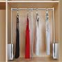 Lift Pull Down Adjustable Width Hanger,Wardrobe Clothes Hanging Rail (54-124cm) (Size : 54-69cm)