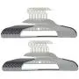 Unity 36 Pack Ultra thin ABS Easy Slide Heavy Duty Non-Slip Clothes Hangers (Blue)