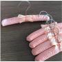 10pcs Random Color 25cm Baby Cloth Hangers for Clothes Plastic Sponge Hanger Non-Slip Clothes Hanger