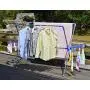 Hans&Alice Commercial Grade Double Rail Laundry Drying Rack with Clips and Shoe Dryer Racks Hans&Alice Commercial Grade Double Rail Laundry Drying Rack with Clips and Shoe Dryer Racks