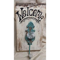 Welcome Door Knob Plaque