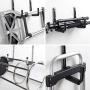 Heavy Duty 9” Large Arm Garage Storage Hanging Hooks with EVA Protector by Ihometech, Wall Mount Garage Hangers & Organizer for Ladders,Tools,Bikes and Chair Hose | (6 Pack - Gray)