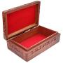 ITOS365 Handmade Wooden Jewelry Boxes Storage Case for Women Jewel Organizer Flower