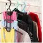 Plastic Cloth Hanger Space Saver Non-Slip Hook Clothes Holder Drying Rack Clothing Organizer 3 Layers Fish Bone Shaped 5pcs Random Color Plastic Cloth Hanger Space Saver Non-Slip Hook Clothes Holder Drying Rack Clothing Organizer 3 Layers Fish Bone Shaped 5pcs Random Color