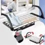 AUSUKY Home Clothes Shoes Drying Rack Laundry Stand Folding Hanger Dryer Storage Portable Stainless Steel Drying Rack