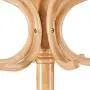 Free Standing Clothes Hangers 12 Hook Hat Coat Jacket Bag Rack with Umbrella Stand Wood Oak Wood