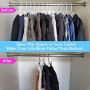 Niclogi Skirt Hangers 4 Tiers Pants Hangers Space Saving Hangers with Clips,6 Pack Non Slip Multi Slack Hanger Closet Organizer for Skirt, Pants, Slack, Trouser, Jeans, Towels