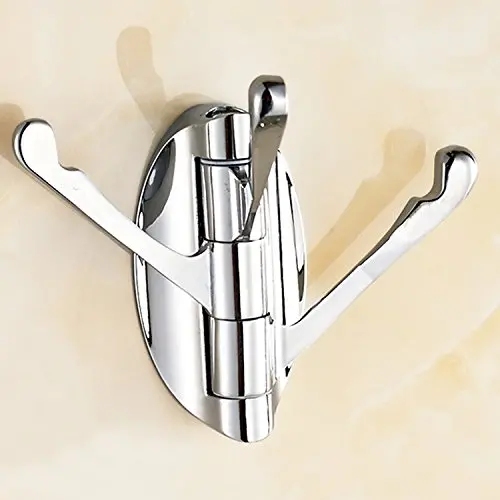 Lonker SOLID METAL Swivel Hook Heavy Duty Folding Swing Arm Triple Coat Hook with Multi Three Foldable Arms Towel/Clothes Hanger for Bathroom Kitchen Garage Wall Mount Brushed Nickel(silver) Lonker SOLID METAL Swivel Hook Heavy Duty Folding Swing Arm Triple Coat Hook with Multi Three Foldable Arms Towel/Clothes Hanger for Bathroom Kitchen Garage Wall Mount Brushed Nickel(silver)