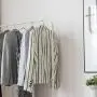 HOUSE DAY Shirt Hangers Metal Hangers Wire Hangers 40 Pack Strong Anti-Slip Hangers Rubber Coated Hangers 16.5 Inch Heavy Duty Hangers
