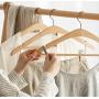Nwn Solid Wood Hanger Hanging Clothes Shelf Home Adult Clothes Bracket (Size : 10)