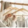 Nwn Solid Wood Hanger Hanging Clothes Shelf Home Adult Clothes Bracket (Size : 10) Nwn Solid Wood Hanger Hanging Clothes Shelf Home Adult Clothes Bracket (Size : 10)