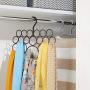 iDesign Axis Metal Loop Scarf Hanger, No Snag Closet Organization Storage Holder for Scarves, Mens Ties, Womens Shawls, Pashminas, Belts, Accessories, Clothes, 18 Compartments (3 Pack Bronze) iDesign Axis Metal Loop Scarf Hanger, No Snag Closet Organization Storage Holder for Scarves, Mens Ties, Womens Shawls, Pashminas, Belts, Accessories, Clothes, 18 Compartments (3 Pack Bronze)