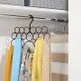 iDesign Axis Metal Loop Scarf Hanger, No Snag Closet Organization Storage Holder for Scarves, Mens Ties, Womens Shawls, Pashminas, Belts, Accessories, Clothes, 18 Compartments (3 Pack Bronze) iDesign Axis Metal Loop Scarf Hanger, No Snag Closet Organization Storage Holder for Scarves, Mens Ties, Womens Shawls, Pashminas, Belts, Accessories, Clothes, 18 Compartments (3 Pack Bronze)