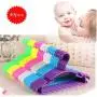 10pcs Random Color Baby Clothes Hangers Plastic Outdoor Drying Rack for Kids Children Clothing Coat Closet Organizer