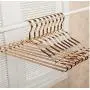 10pcs Random Color Thicker Space Aluminum Hangers Home Seamless Hanger Anti-Slip Drying Racks Luxurious Golden Windproof Dress Clothes Hanger 10pcs Random Color Thicker Space Aluminum Hangers Home Seamless Hanger Anti-Slip Drying Racks Luxurious Golden Windproof Dress Clothes Hanger