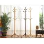 TOPBATHY 1pc Wooden Coat Hat Jacket Stand Tree Holder Hanger Rack Tree Branch Coat Hanger Natural Clothes Organizing Rack(White)