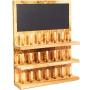 Juvale Ring Display Storage Boxes (3 Tier, Wood, Pack of 1)