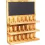 Juvale Ring Display Storage Boxes (3 Tier, Wood, Pack of 1)