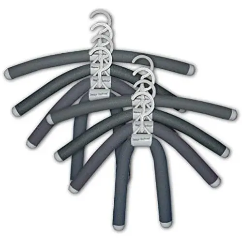 Luxury Living Bumps Be-Gone XL Bendable Foam Light Weight Plastic Clothes Hangers 08 - Pack . Luxury Living Bumps Be-Gone XL Bendable Foam Light Weight Plastic Clothes Hangers 08 - Pack .