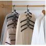 2pcs Random Color Home Clothes Hangers Coat Hanging Multi Layers Space Saving Multifunctional Wardrobe Organizer Trouser Hotel Storage Racks Towel 2pcs Random Color Home Clothes Hangers Coat Hanging Multi Layers Space Saving Multifunctional Wardrobe Organizer Trouser Hotel Storage Racks Towel