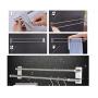 XIAJIA-3M Self Adhesive Towel Bar,40 cm / 16.1 inches, SUS304 Brushed Finish Stainless Steel Hanger Bar for Kitchen Bathrooms Lavatory Closets, Waterproof and Rustproof.(Double Bar) XIAJIA-3M Self Adhesive Towel Bar,40 cm / 16.1 inches, SUS304 Brushed Finish Stainless Steel Hanger Bar for Kitchen Bathrooms Lavatory Closets, Waterproof and Rustproof.(Double Bar)