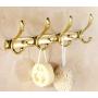 Rozin Golden Brass Bathroom Organization Clothes Hook Wall Mount Towel Hanger