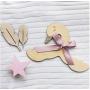 10PC Swan Bowknot Wooden Hanger Kids Room Clothes Rack Home Decor Photography Prop Scarf Storage Rack Hangers for Clothes Decoration