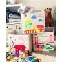 kaikai & ash Toy Storage Bin, Boxes Cube Basket Organizer for Baby Kids and Sprouts, 13 inch Canvas