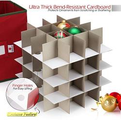 StorageMaid Holiday Storage Set - Large Ornament Storage, Ornament Storage Box, 30