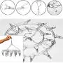 Inoutdoorkit Clip & Drip Laundry Clothes Socks Drying Hanger Stainless Steel 20 Clips for Underwear, Lingerie, Bra, Kids Baby Clothes, Diapers, Towel, Hat, Scarf, Gloves SHR20 (Stainless Steel)