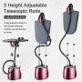 Furniture Upright Fabric Steamer Professional Garment Steamer with Quick Heat Element Vertical/Handheld Clothes Steamers with 10 Steam Levels Heavy Duty Hanging Ironing Machine with Ironing Board