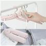 10PC Random Color Mini Travel Folding Hangers Drying Racks Home Storage Telescopic Travel Clothes Hanger Decoration