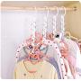 10Pcs 3D Space Saving Hanger Magic Clothes Hanger with Hook Closet Home Decoration