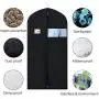 Syeeiex Garment Bag Suit Bags for Storage and Travel 60-inch Dust Cover Breatbable Garment Bags for Long Gowns Suits, Dresses Coats, Set of 4